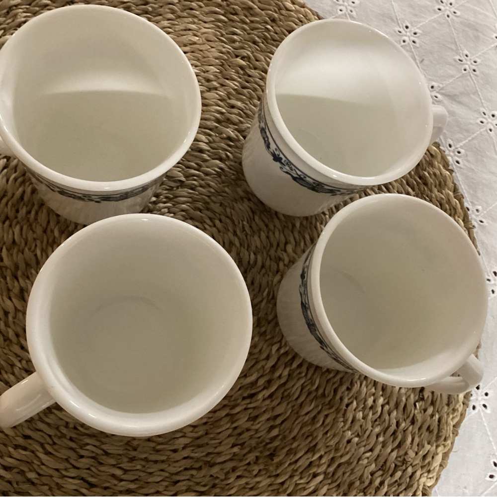 4 mugs Old town blue onions. - Picture 4 of 6